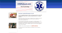 Desktop Screenshot of emspatient.com